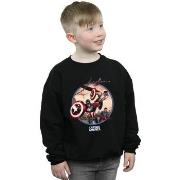 Sweat-shirt enfant Marvel Captain America And Falcon In Battle
