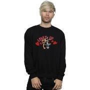 Sweat-shirt Dessins Animés Bugs Bunny And Lola Valentine's Day Loved U...