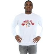 Sweat-shirt Dessins Animés Bugs Bunny And Lola Valentine's Day Loved U...