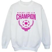 Sweat-shirt enfant Dc Comics Wonder Woman Play Like A Champion