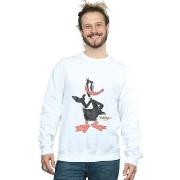 Sweat-shirt Dessins Animés Daffy Duck Distressed