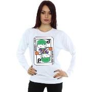 Sweat-shirt Dc Comics Chibi Joker Playing Card