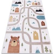 Tapis Rugsx Tapis FUN Polar pour enfants rues, forêt, 80x150 cm