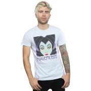 T-shirt Disney Maleficent Cropped Head