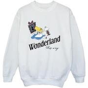 Sweat-shirt enfant Disney Alice In Wonderland This Way