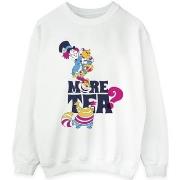 Sweat-shirt Disney Alice In Wonderland More Tea