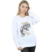 Sweat-shirt Dessins Animés Bugs Bunny Rub Me The Wrong Way