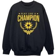 Sweat-shirt enfant Dc Comics Wonder Woman Play Like A Champion