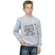 Sweat-shirt enfant Disney Mickey And Minnie Mouse Kiss Sketch
