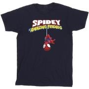 T-shirt enfant Marvel Hanging Upside Down