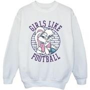 Sweat-shirt enfant Dessins Animés Girls Like Football