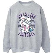 Sweat-shirt Dessins Animés Girls Like Football