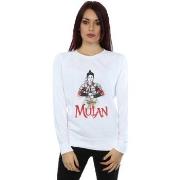 Sweat-shirt Disney Mulan Movie Sword Pose