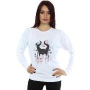 Sweat-shirt Disney Mistress Of Evil Growing Wild Horns