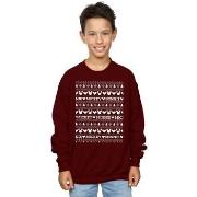 Sweat-shirt enfant Disney Mickey And Minnie Christmas Fair Isle