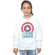 Sweat-shirt enfant Marvel Captain America Living Legend