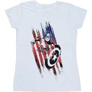 T-shirt Marvel Avengers Captain America Streaks