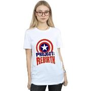 T-shirt Marvel Captain America Project Rebirth