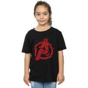 T-shirt enfant Marvel Avengers Endgame Shattered Logo