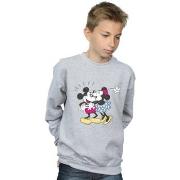Sweat-shirt enfant Disney Mickey And Minnie Mouse Kiss