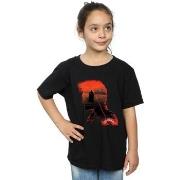 T-shirt enfant Harry Potter Battle Silhouette