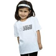 T-shirt enfant Marvel Avengers Endgame I Love You 3000 Helmet