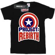 T-shirt Marvel Captain America Project Rebirth