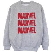 Sweat-shirt enfant Marvel Red Spray Logos