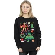 Sweat-shirt Marvel Christmas Day