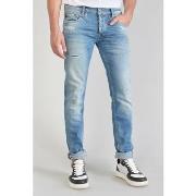 Jeans Le Temps des Cerises Ginier 700/11 adjusted jeans destroy bleu