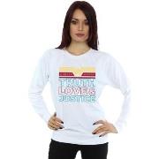 Sweat-shirt Dc Comics Wonder Woman 84 Truth Love And Justice