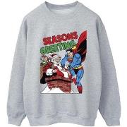 Sweat-shirt Dc Comics Superman Santa Comic