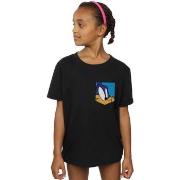 T-shirt enfant Dessins Animés Road Runner Face Faux Pocket