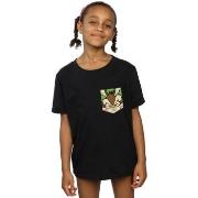 T-shirt enfant Dessins Animés Wile E Coyote Face Faux Pocket