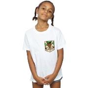 T-shirt enfant Dessins Animés Wile E Coyote Face Faux Pocket