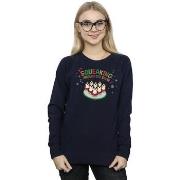 Sweat-shirt Disney The Last Jedi Porgs Squeaking Through The Snow