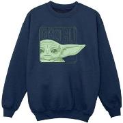 Sweat-shirt enfant Disney The Mandalorian Grogu Box