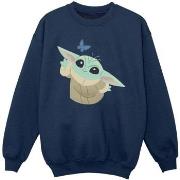 Sweat-shirt enfant Disney The Mandalorian Butterfly Catching