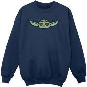 Sweat-shirt enfant Disney The Mandalorian Grogu Heart Eyes