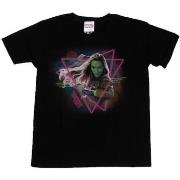 T-shirt enfant Marvel Guardians Of The Galaxy Neon Gamora