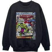Sweat-shirt enfant Marvel Spider-Man VS Hulk Cover