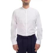 Chemise Outfit Tenue de chemise classique blanche à col coréen pour ho...