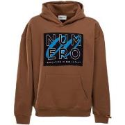 Sweat-shirt Numero 00 brown hoodie