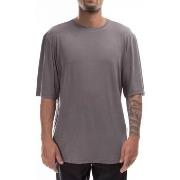 T-shirt Numero 00 t-shirt ras du cou basique gris pour homme