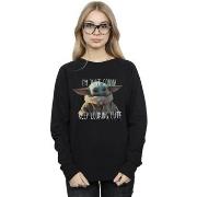 Sweat-shirt Disney The Mandalorian Keep Looking Cute