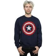 Sweat-shirt Marvel Avengers Captain America Scratched Shield