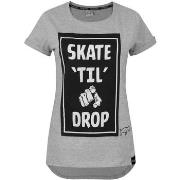 T-shirt Two Legged Dog Skate Til You Drop