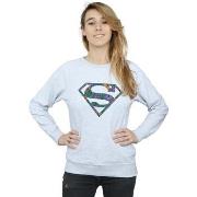 Sweat-shirt Dc Comics Superman Floral Logo 1