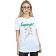 T-shirt Dc Comics Supergirl Mono Action Pose