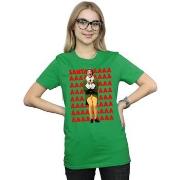 T-shirt Elf Buddy Santa Scream